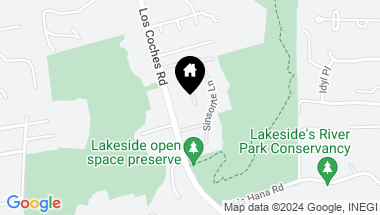 Map of 9220 Sombria Rd, Lakeside CA, 92040