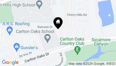 Map of 9356 Oakbourne Rd, Santee CA, 92071