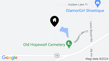 Map of 196 Hidden Lake Court, Pine Mountain GA, 31822