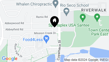 Map of 9491 Cambury Drive, Santee CA, 92071