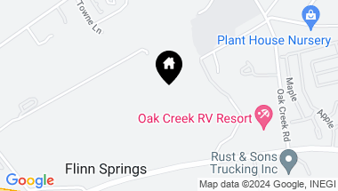 Map of 0 Oak Creek Rd, El Cajon CA, 92021