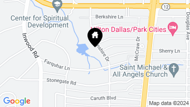 Map of 8937 Devonshire Drive, Dallas TX, 75209