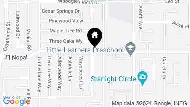 Map of 10159 Woodrose Avenue, Santee CA, 92071