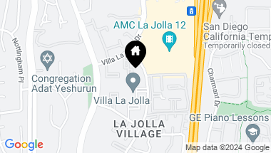 Map of 8660 Via Mallorca Unit: E, La Jolla CA, 92037