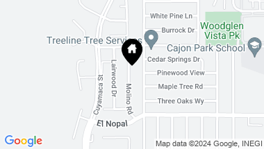 Map of 10315 Molino Road, Santee CA, 92071