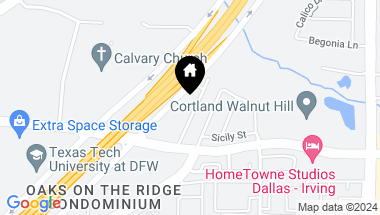 Map of 4151 Khawlah Nafal Court, Irving TX, 75038