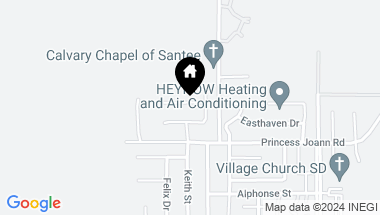 Map of 10149 Sir Lancelot Drive, Santee CA, 92071
