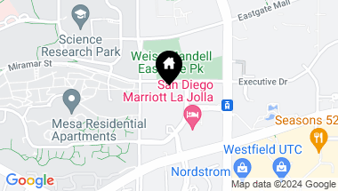 Map of 9263 Regents Rd B110, La Jolla CA, 92037