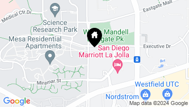 Map of 9253 Regents Rd # A407, La Jolla CA, 92037