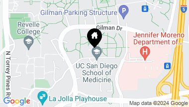 Map of 9500 Gilman Dr, La Jolla CA, 92037