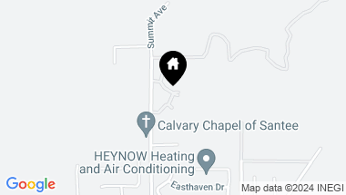 Map of 11025 Summit Avenue, Santee CA, 92071