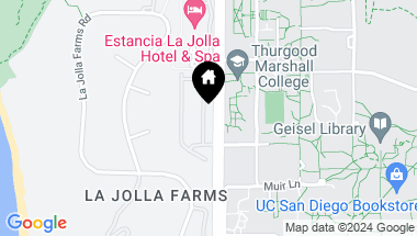 Map of 9737 Keeneland Row, La Jolla CA, 92037