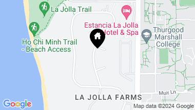 Map of 2665 Idle Hour Lane, La Jolla CA, 92037