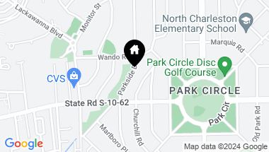 Map of 4816 Parkside Drive, North Charleston SC, 29405
