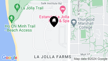 Map of 2681 Idle Hour Ln, La Jolla CA, 92037