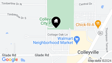 Map of 2112 Cottage Oak Lane, Colleyville TX, 76034