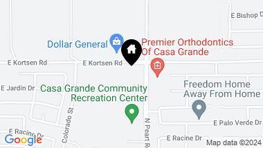 Map of 0 E Kortsen Road Unit: -, Casa Grande AZ, 85122