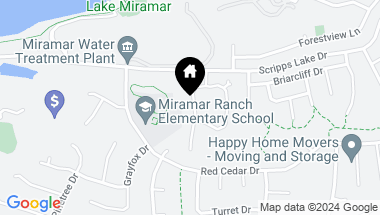 Map of 10412 Ridgewater Lane, Scripps Miramar CA, 92131