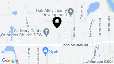 Map of 1208 John Mccain Road, Colleyville TX, 76034