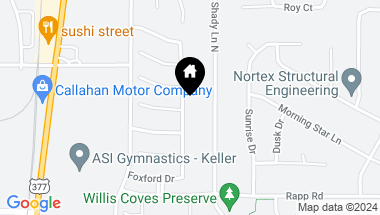 Map of 1133 Templemore Drive, Keller TX, 76248