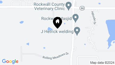 Map of 1110 N Stodghill Road, Rockwall TX, 75087