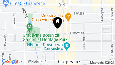 Map of 218 Worth Street, Grapevine TX, 76051