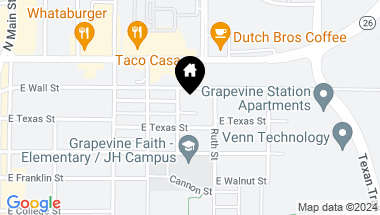 Map of 223 Wood Street 201, Grapevine TX, 76051
