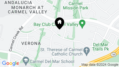 Map of 12525 Maestro Court, Carmel Valley CA, 92130