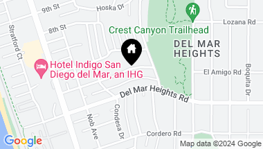 Map of 2255 El Amigo Road, Del Mar CA, 92014