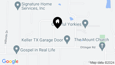 Map of 1016 Oakwood Drive, Keller TX, 76248