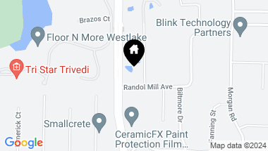 Map of 1520 Randol Mill Avenue, Southlake TX, 76092