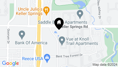 Map of 5200 Keller Springs Road 713, Dallas TX, 75248
