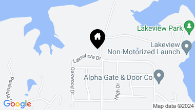 Map of 2408 Lakeshore Drive, Grapevine TX, 76051