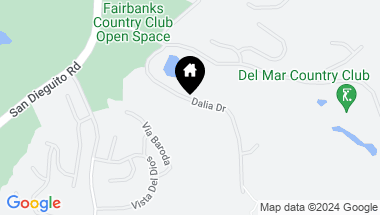 Map of 14308 Dalia Drive, Rancho Santa Fe CA, 92067