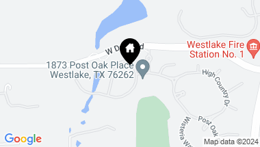 Map of 2201 King Fisher Drive, Westlake TX, 76262