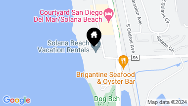 Map of 817 Beachfront Dr. # C, Solana Beach CA, 92075