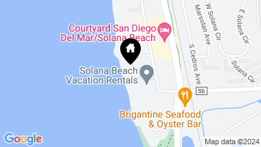 Map of 752 Pacific Surf Drive, Solana Beach CA, 92075