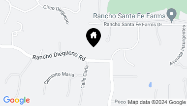 Map of 6330 Rancho Diegueno, Rancho Santa Fe CA, 92067