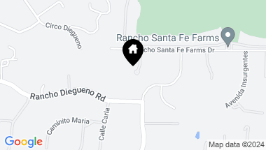 Map of 6409 Rancho Santa Fe Farms Drive, Rancho Santa Fe CA, 92067