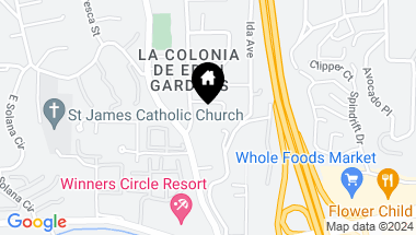Map of 838-840 Valley Ave, Solana Beach CA, 92075
