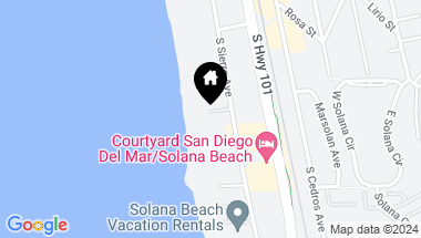 Map of 579 S Sierra 17, Solana Beach CA, 92075