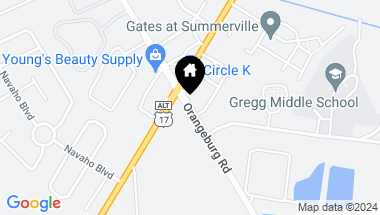 Map of 3 Orangeburg Road, Summerville SC, 29483