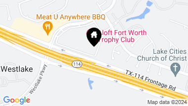 Map of 105 Claire Drive, Trophy Club TX, 76262