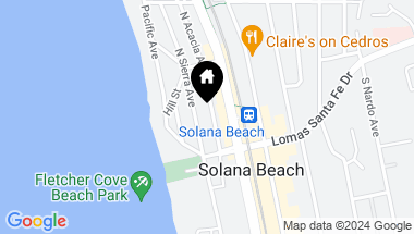 Map of 141 N Acacia Avenue, Solana Beach CA, 92075