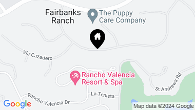 Map of 16839 Circa Del Sur, Rancho Santa Fe CA, 92067