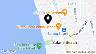 Map of 228 N Helix, Solana Beach CA, 92075