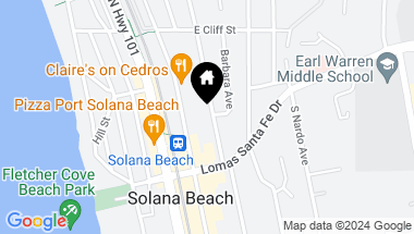 Map of 201 N Rios Avenue, Solana Beach CA, 92075