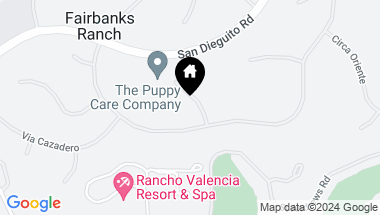 Map of 16653 Avenida Molino Viejo, Rancho Santa Fe CA, 92067