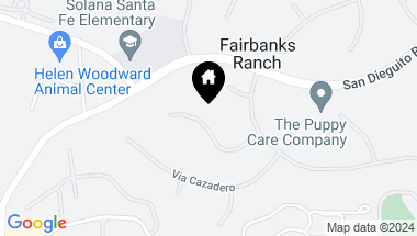 Map of 16368 Avenida De Los Olivos, Rancho Santa Fe CA, 92067