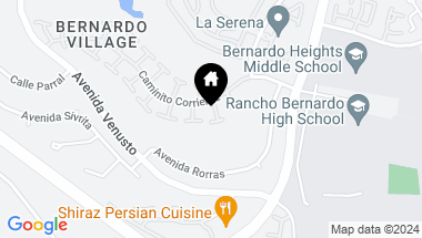 Map of 12119 Caminito Corriente, Rancho Bernardo CA, 92128